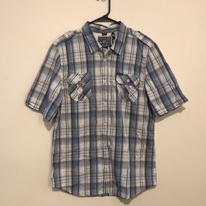 Buffalo David Britton Short Sleeve Shirt Large